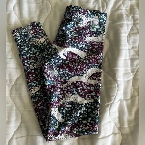 Kids Leggings, Shiny pattern